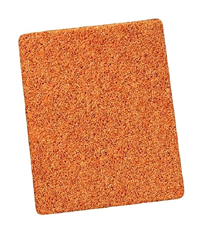 Kid Crossing 30oz Indoor Area Rug (4' x 6', Orange Tangerine Twist)