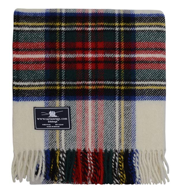 Dress Stewart Tartan Premium Wool Travel Rug