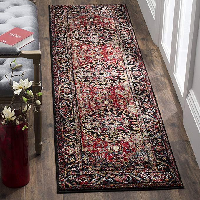 Safavieh Vintage Hamadan Collection VTH215A Red and Multi Runner (2'2