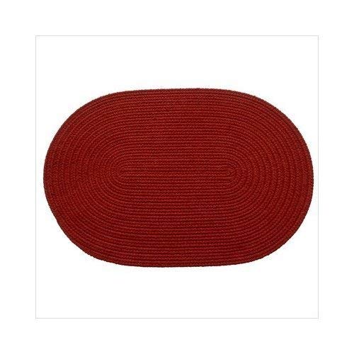 Solid Brilliant Rug Rug Size: Oval 3' x 5'