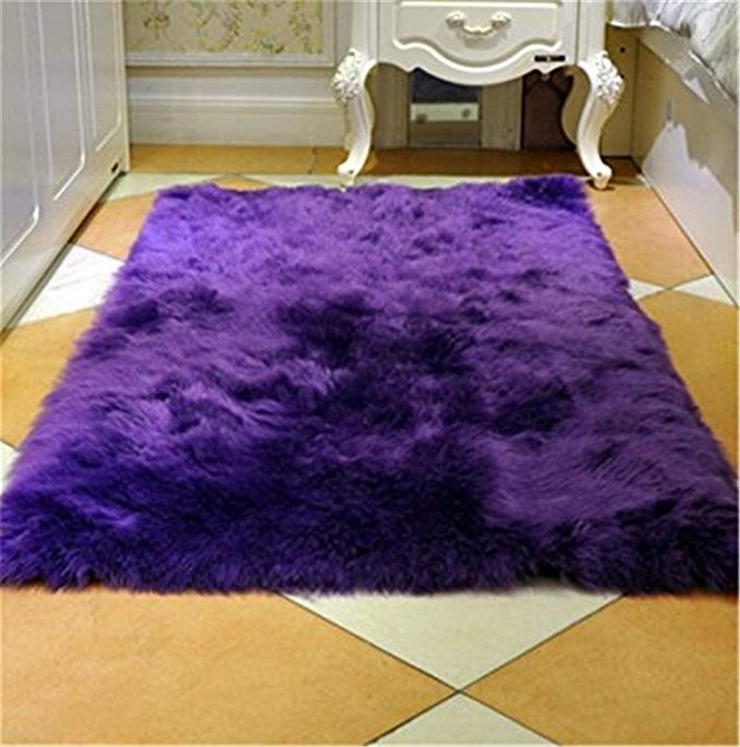 Faux Sheepskin Area Rug Classic Rectangle Sheepskin Area Rug Plush Premium Shag Faux Fur Shag Runner