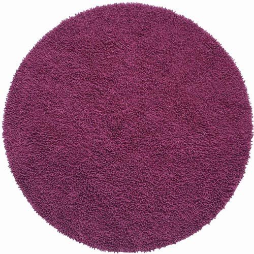 Shagadelic Purple Rug Rug Size: Round 5'