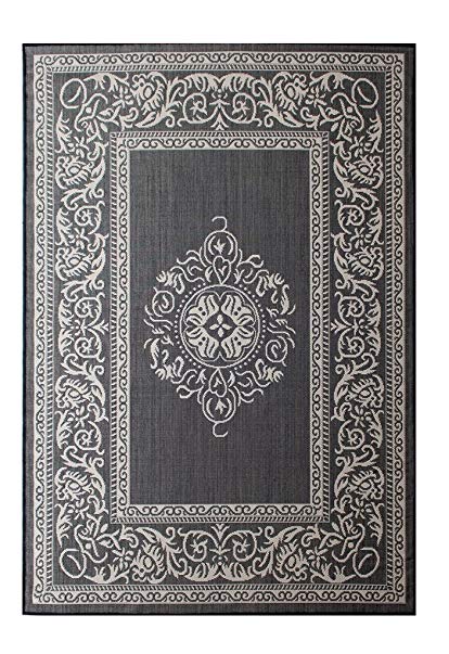 Outdoor Classic Area Rug (Black, 5 Feet X 7 Feet)