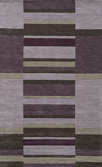 Momeni Rugs METROMT-20LIL3353 Metro Collection, 100% Wool Hand Loomed Contemporary Area Rug, 3'3