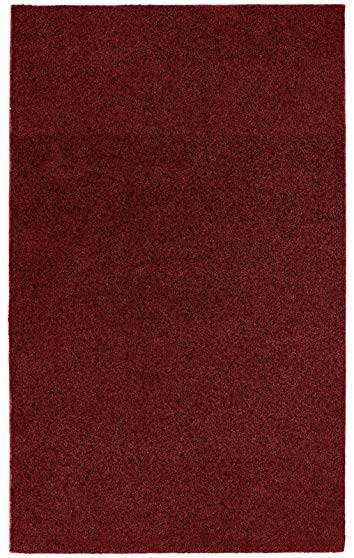 Garland Rug Room Size Bathroom Carpet, 5-Feet by 8-Feet, Burgundy