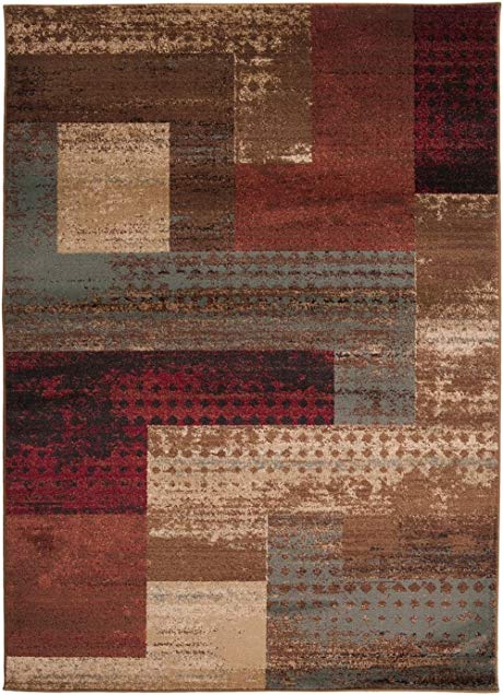 Surya Contemporary Runner Area Rug 3'x8' Multi Color Riley Collection