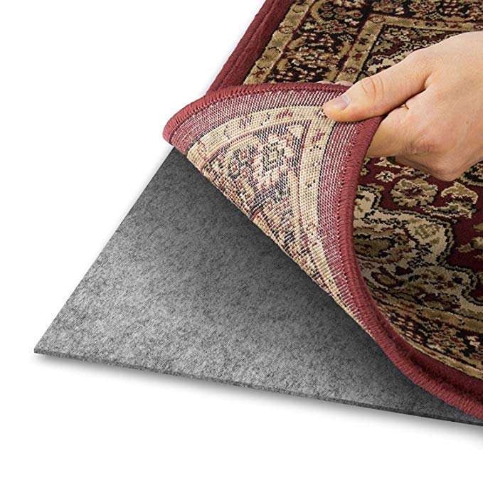 Bright House Felt Rug Pads for Hardwood Floors Oriental Rug Pads-100% Recycled-Safe for All Floors - 6' x 9'