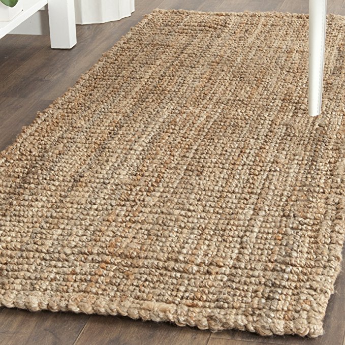 Safavieh Natural Fiber Collection NF447A Hand Woven Natural Jute Runner (2'6