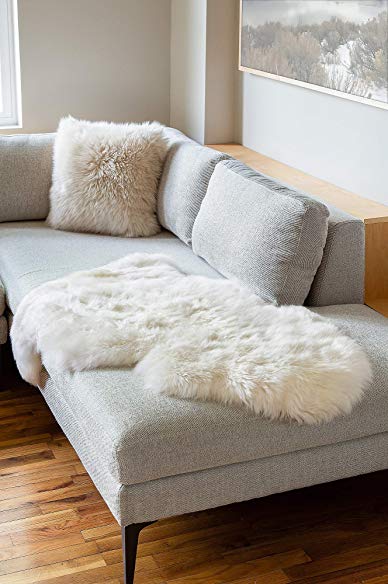 Overland Single-Pelt (2' x 3.5') Premium Australian Sheepskin Rug