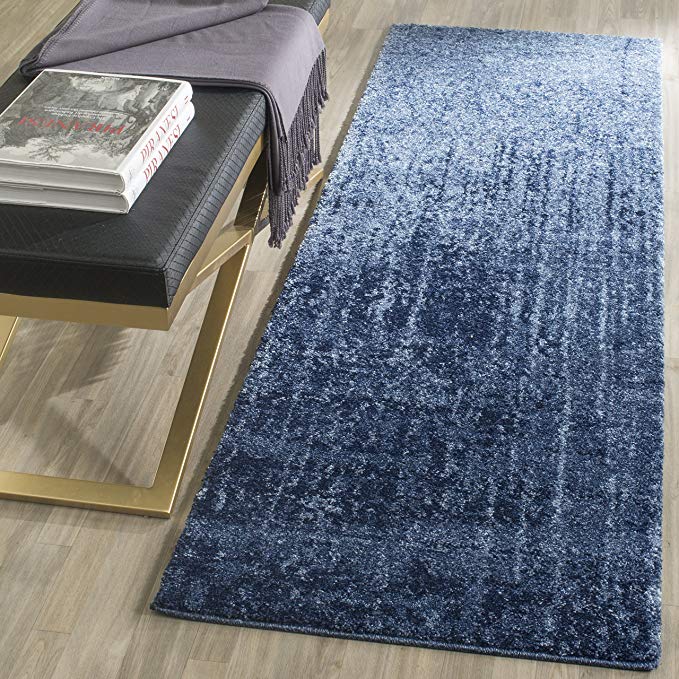 Safavieh Retro Collection RET2770-6065 Light Blue and Blue Modern Runner (2'3