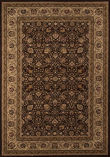 Momeni Rugs ROYALRY-02BRN2033 Royal Collection, 1 Million Point Power Loomed Traditional Area Rug, 2' x 3'3