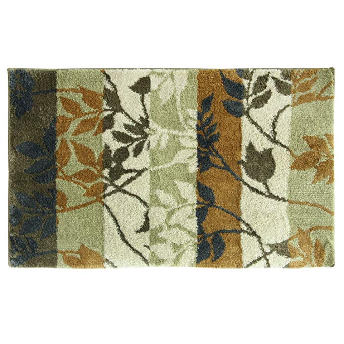 Bacova Guild Cashlon Skid Resistant Ultra-Soft Accent Rug, Tonal Vine, 45