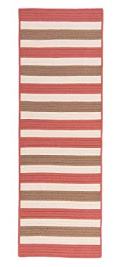 Stripe It Rug, 2 by 10-Feet, Terracotta